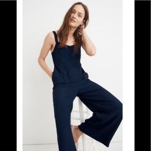 Madewell Button-Front Wide-Legged Jumpsuit